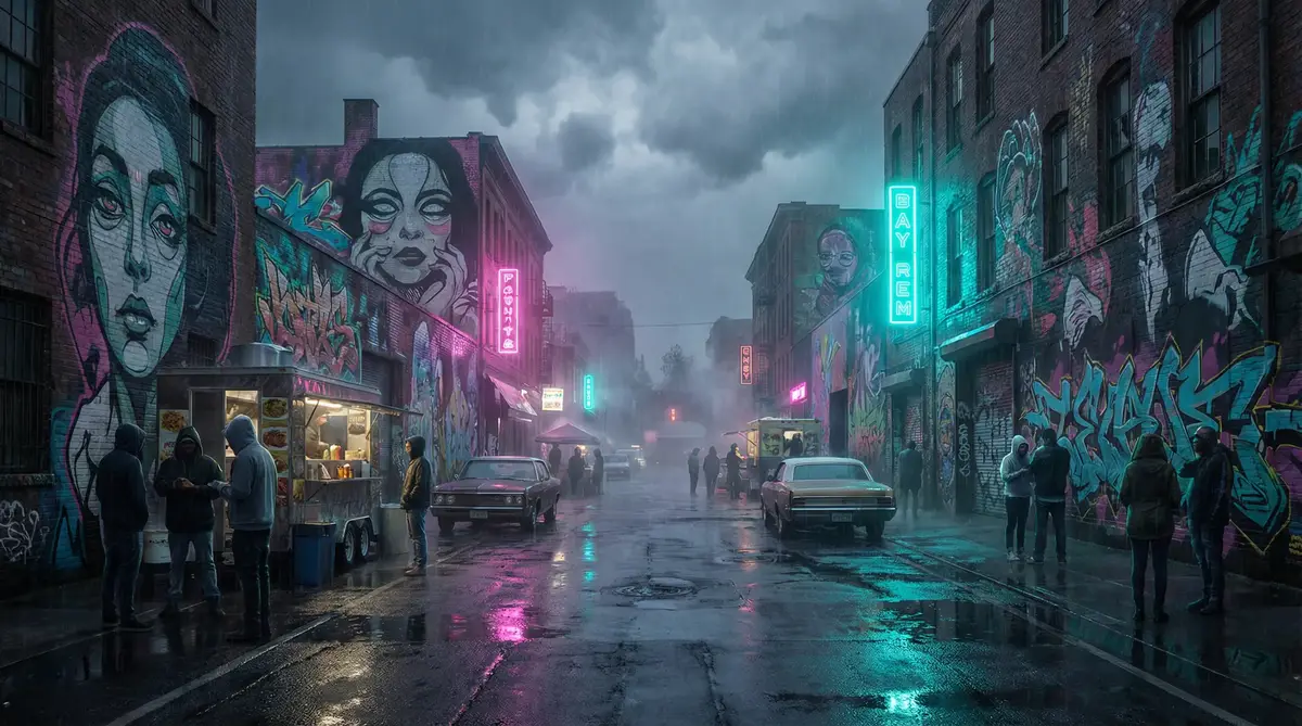 中文字幕乱码免费专区 - 雨夜壁画街